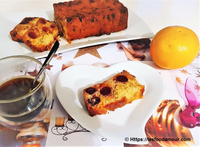 Cake De Sophie Aux Fruits Confits lesfoodamour.com